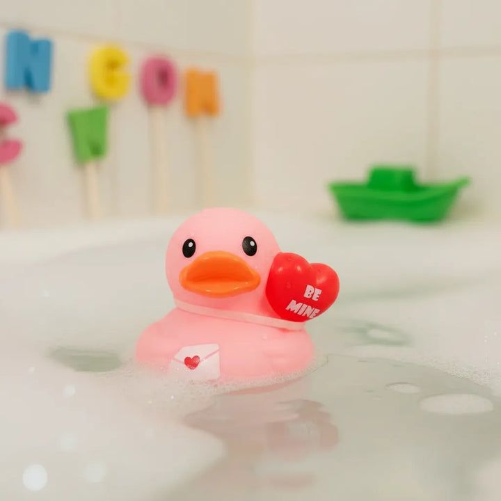 Juguete Patito De Baño Globo De Corazón Para Bebés Niños