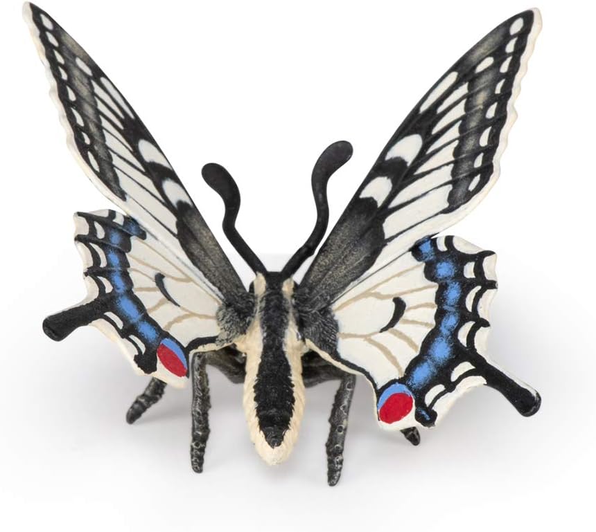 Figura Mariposa Rey Pintada A Mano Papo