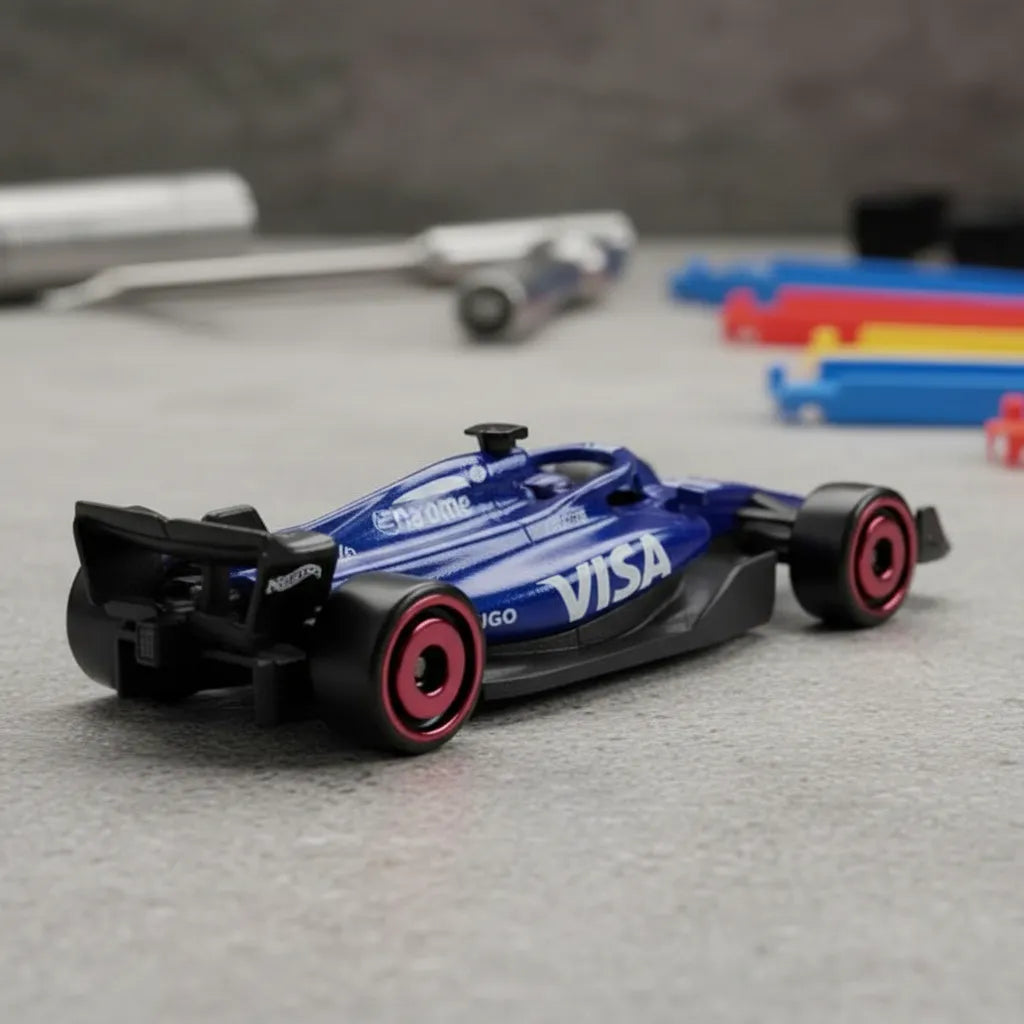 Set Wheel Fórmula 1 2024 Escala 1:64 Niños Azul