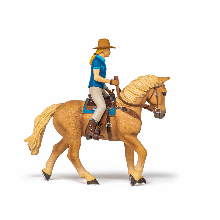 Juguete Figura De Caballo Y Jinete detallado Niños