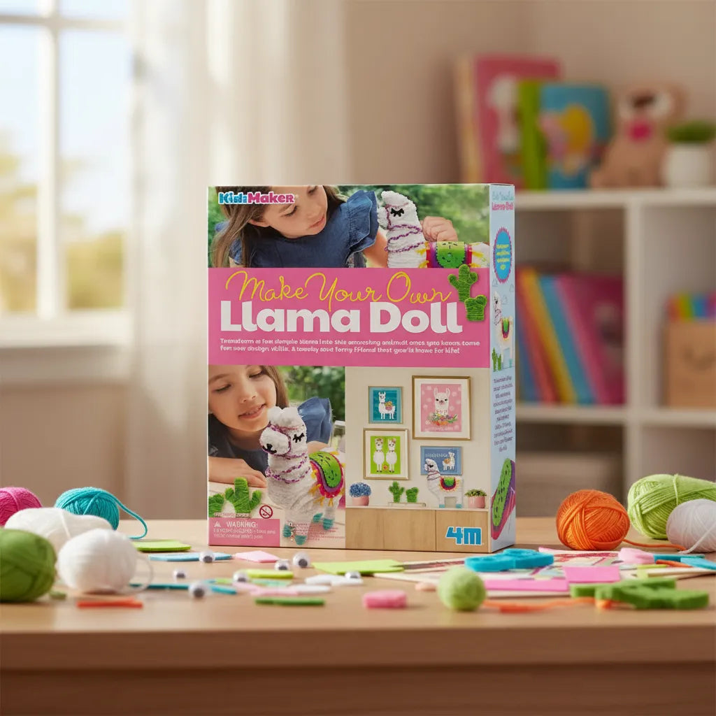 Kit De Arte Haz Tu Propio Muñeco Llama
