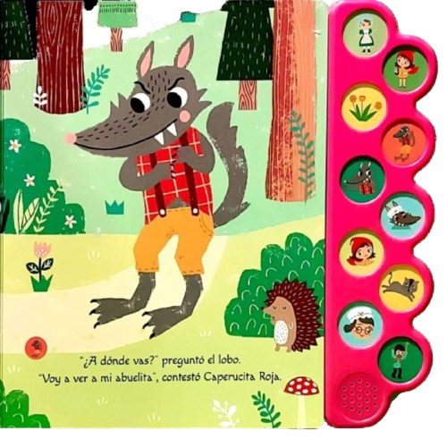 Libro Sonoro Caperucita Roja Niños