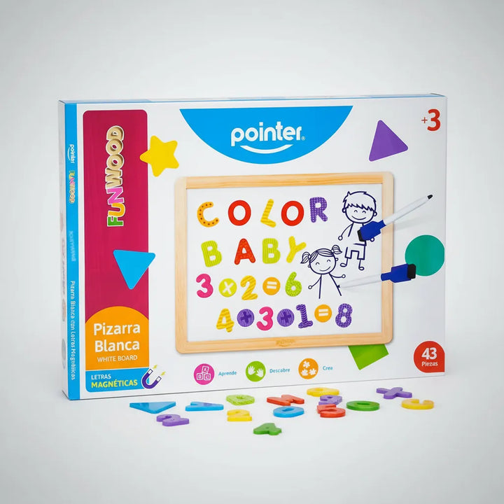 Pizarra Magnética Letras Y Números Para Niños