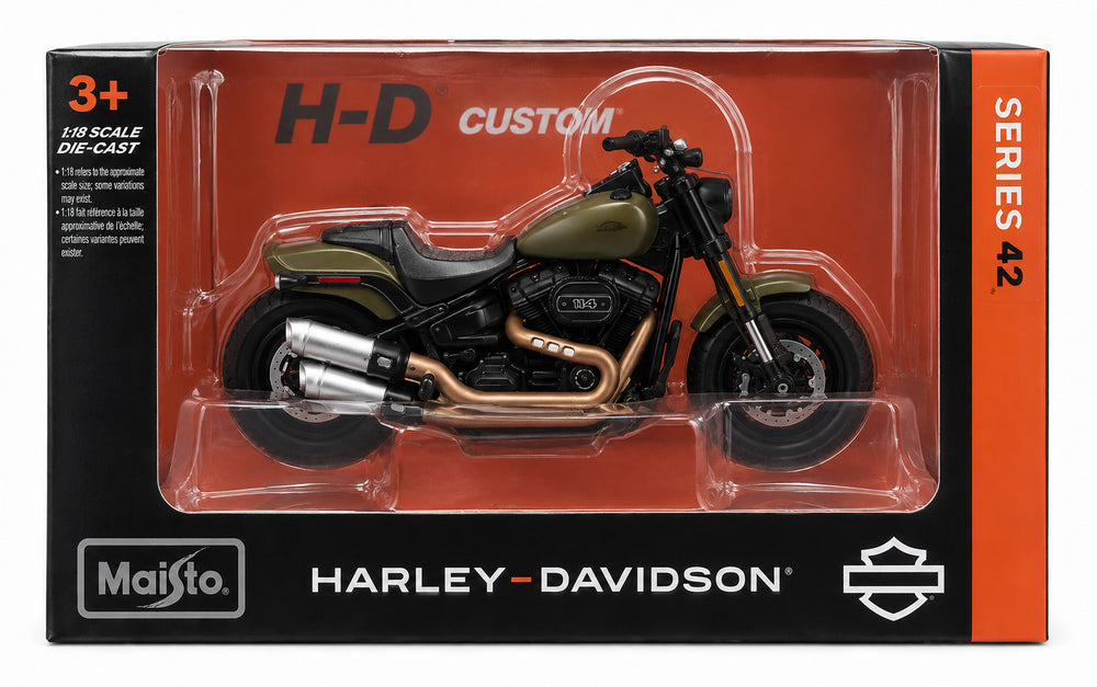 Moto Coleccionable Harley-davidson Fat Bob 114 para Niños