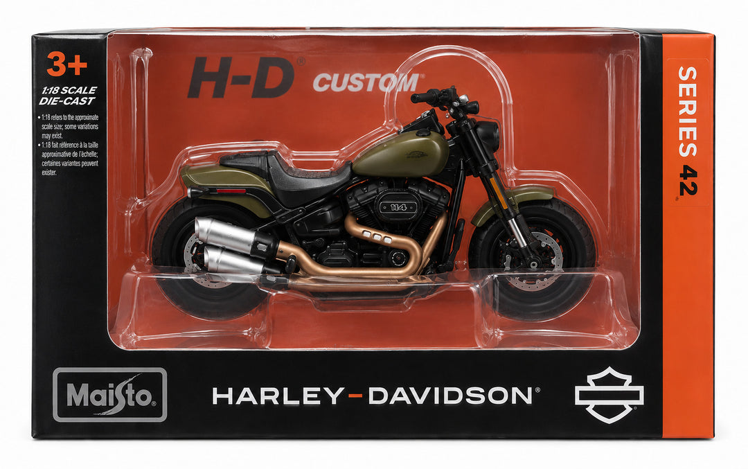 Moto Coleccionable Harley-davidson Fat Bob 114 para Niños