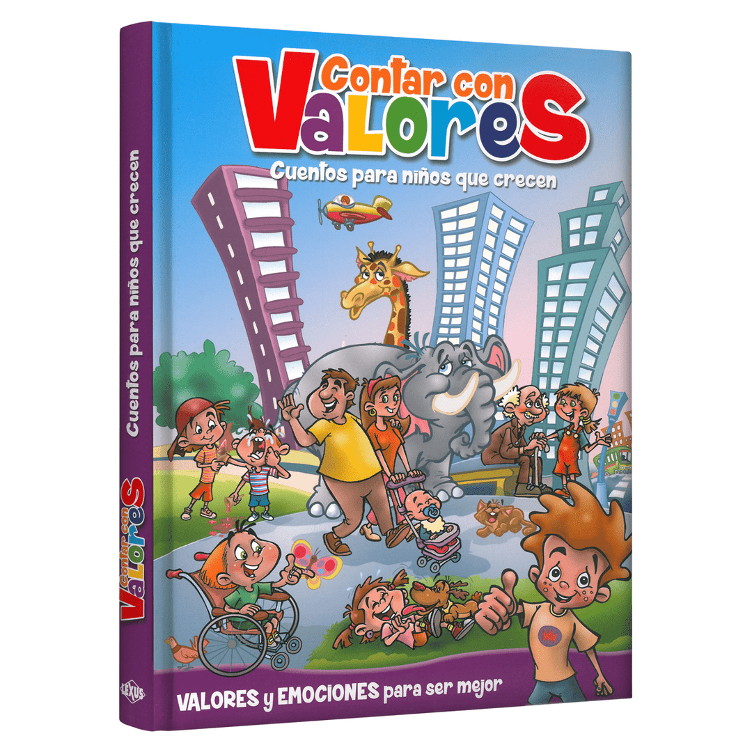 Libro Infantil Contar Con Valores Para Niños