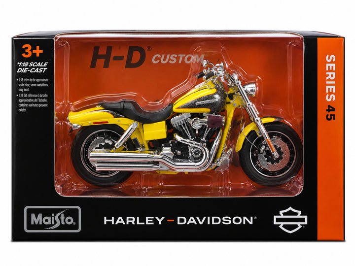 Moto A Escala Harley-davidson 2009 FXDFSE CVO Fat Bob