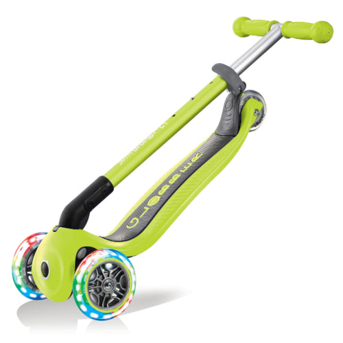 Patineta Globber Primo Lights Verde Para Niños