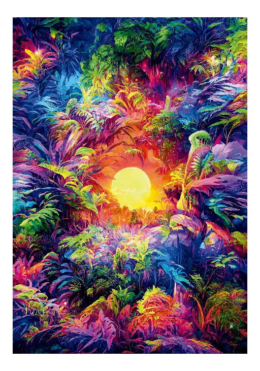 Rompecabezas 500 Piezas Amanecer En La Selva Clementoni