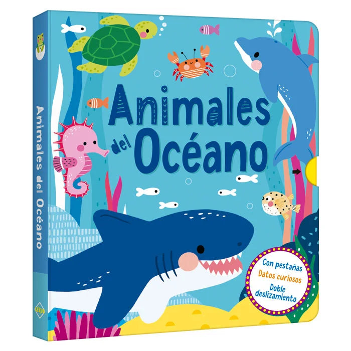 Libro Didáctico Ilustrados Animales Del Océano Para Niños