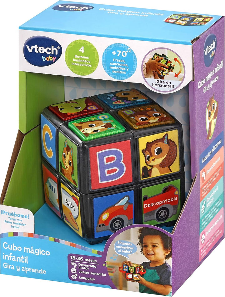 Juguete De Estimulación Cubo Mágico Bebés