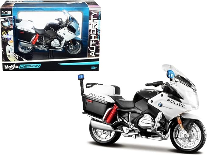 Moto BMW R 1200 De Policía 1:18 Maisto