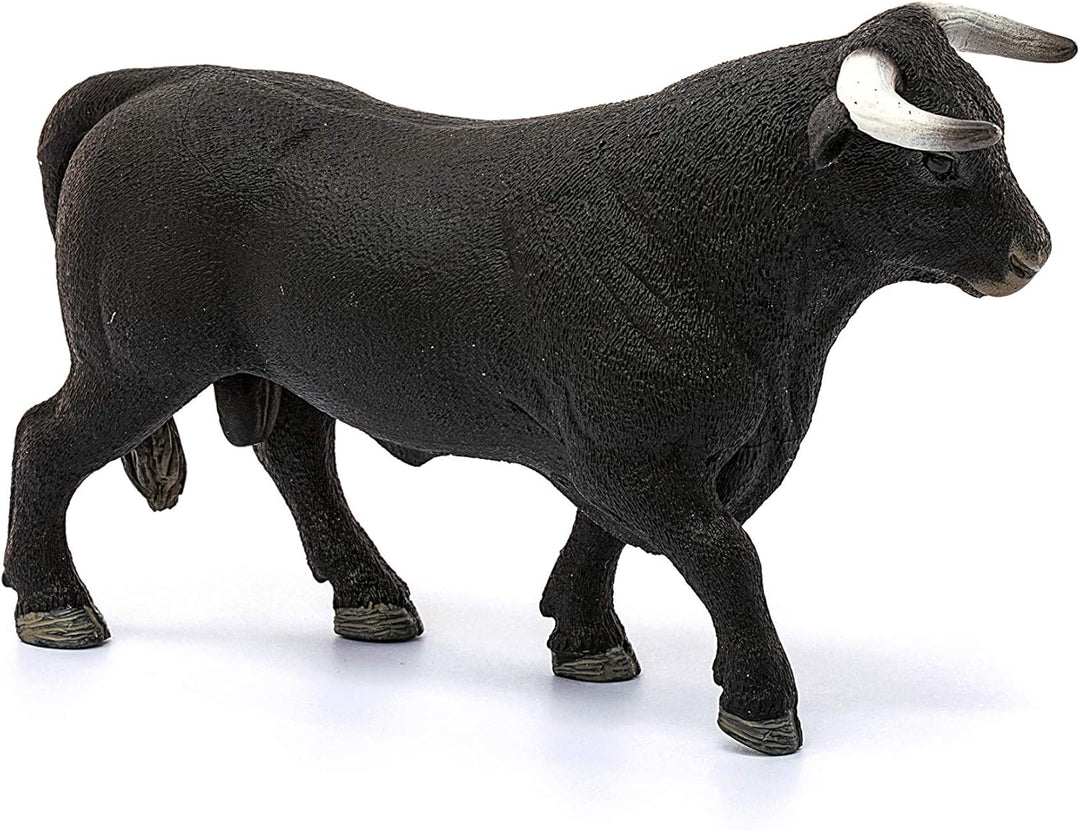 Figura Animales Toro Negro Pintada A Mano Schleich