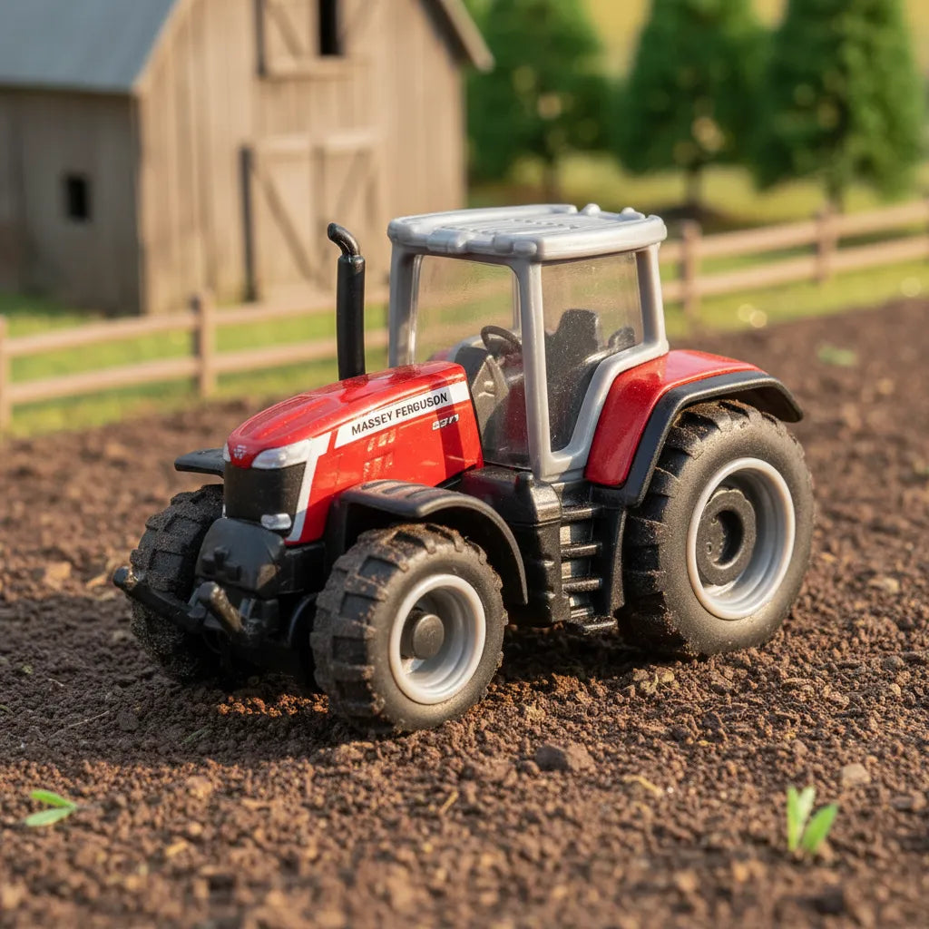 Tractor A Escala Massey Ferguson Rojo