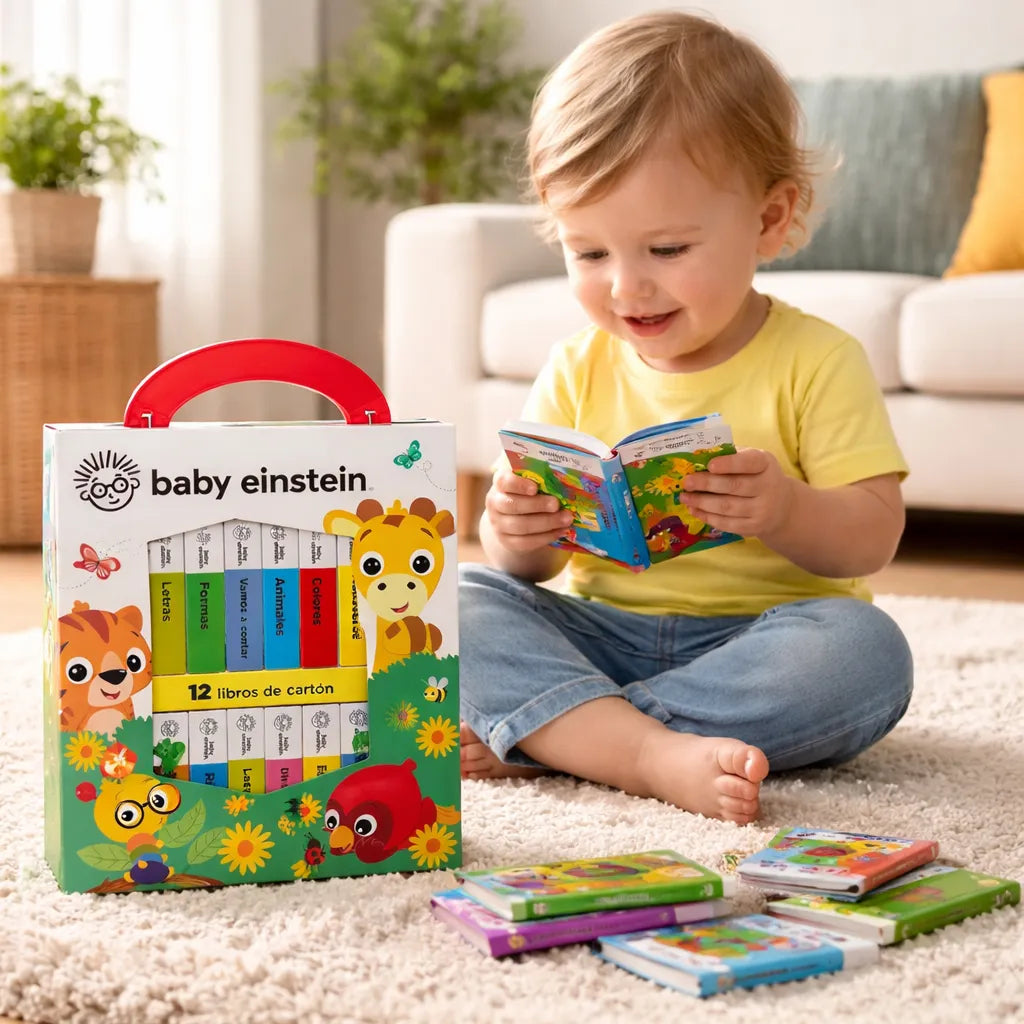 Libro Baby Einstein Biblioteca 12 Libros Para Niños