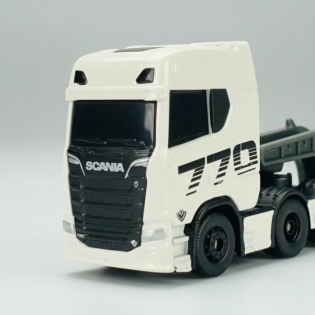 Camión a escala plataforma Scania 770s