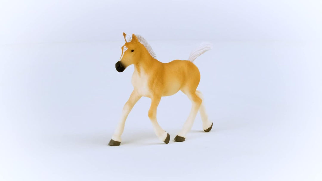 Figura Coleccionable Potro Haflinger Pintada A Mano