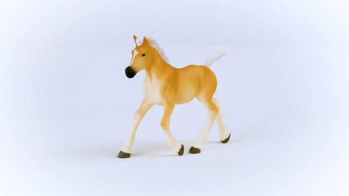 Figura Coleccionable Potro Haflinger Pintada A Mano