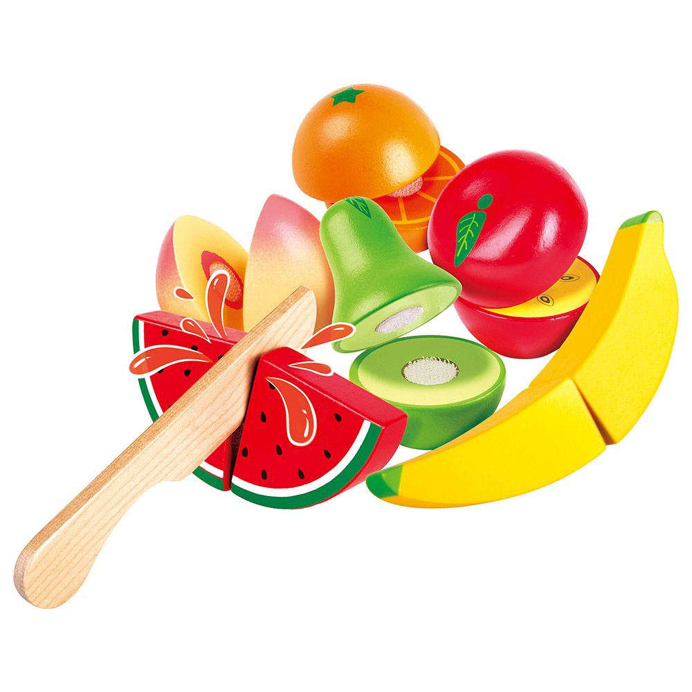 Juguete Educativo Motricidad Set De Frutas Niños