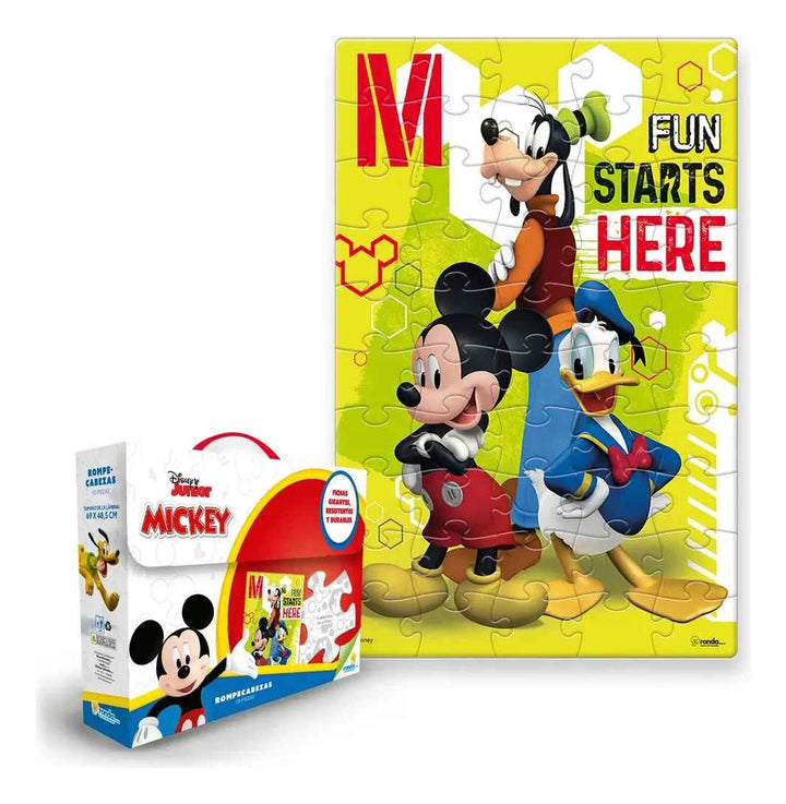 Rompecabezas Mickey Mouse 50 Pieza Para Niños