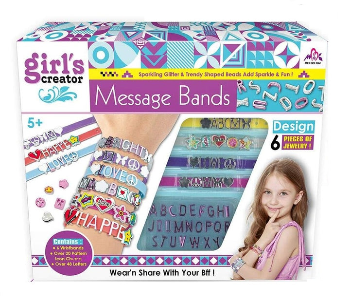 Juguete Set Crea Tu Pulseras Con Letras Para Niñas