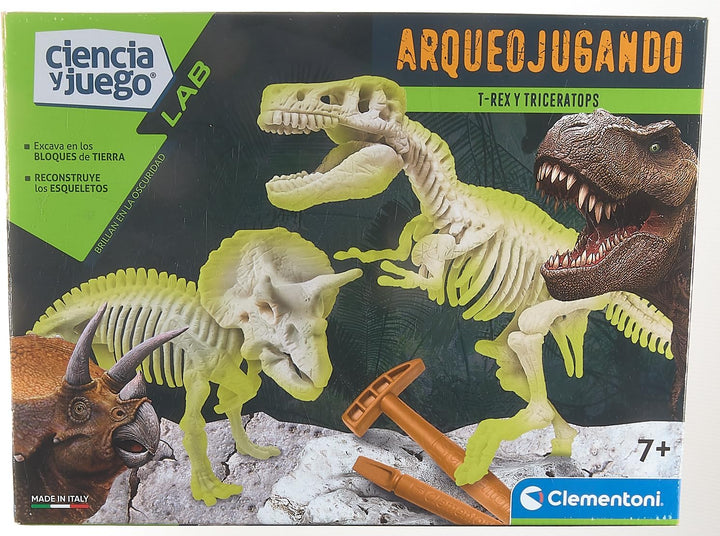 Juego Excavar Fósil De Dinosaurio Triceratops