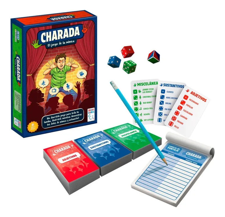 Juego de mesa Charadas Niños Y Adultos Ronda