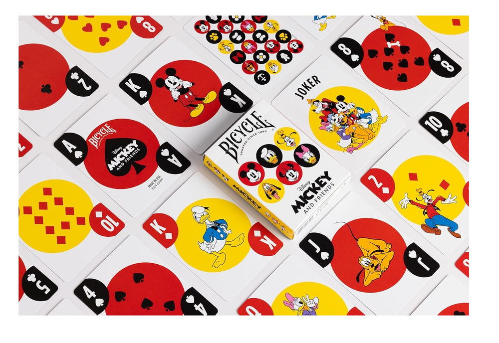 Juego De Póker Coleccionable Bicycle Mickey