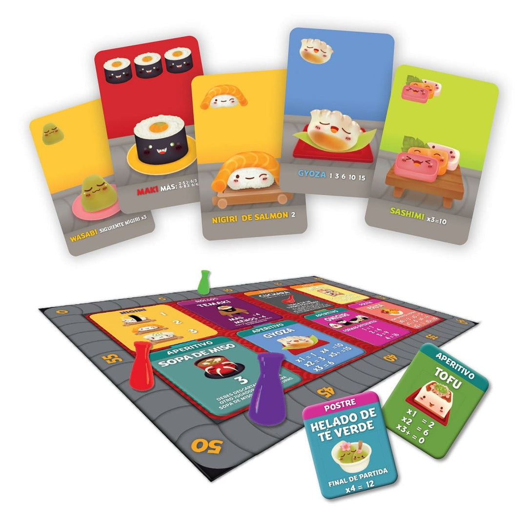 Sushi Go Party Juego De Mesa Adultos Niños