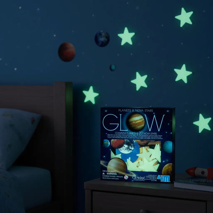 Set De Planetas Y Estrellas Que Brillan En La Oscuridad