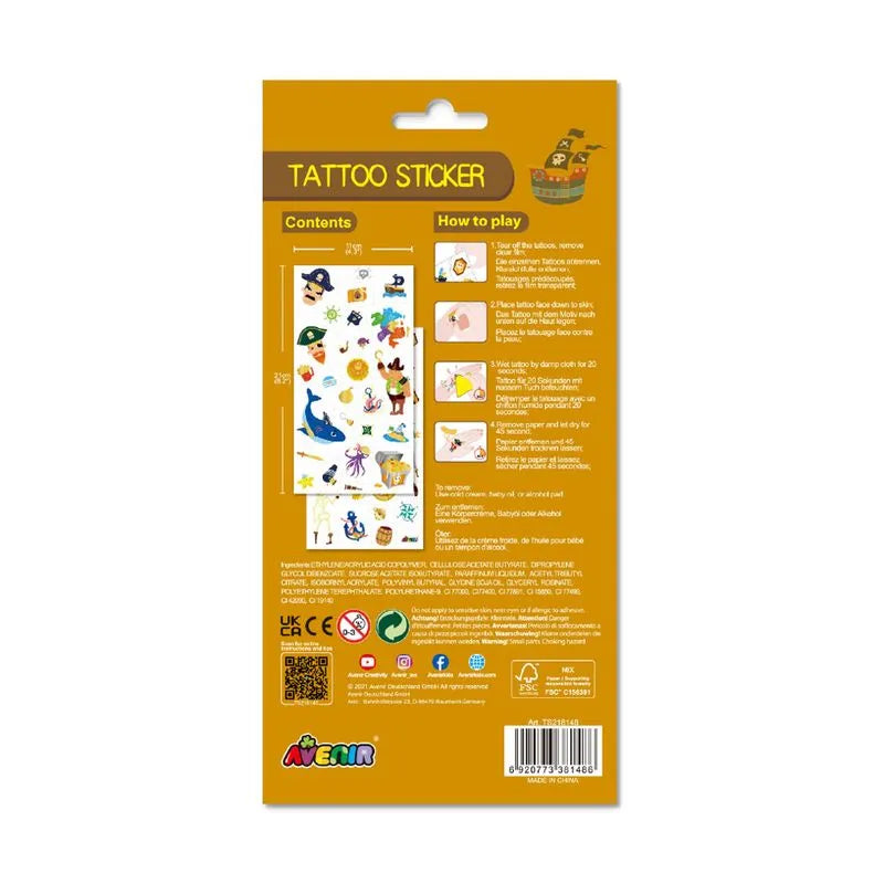 Juego  Stickers Temáticos Pirata Para Niños