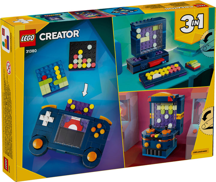 Juego Construcción Creator 3 En 1 Consola Retro Lego Original