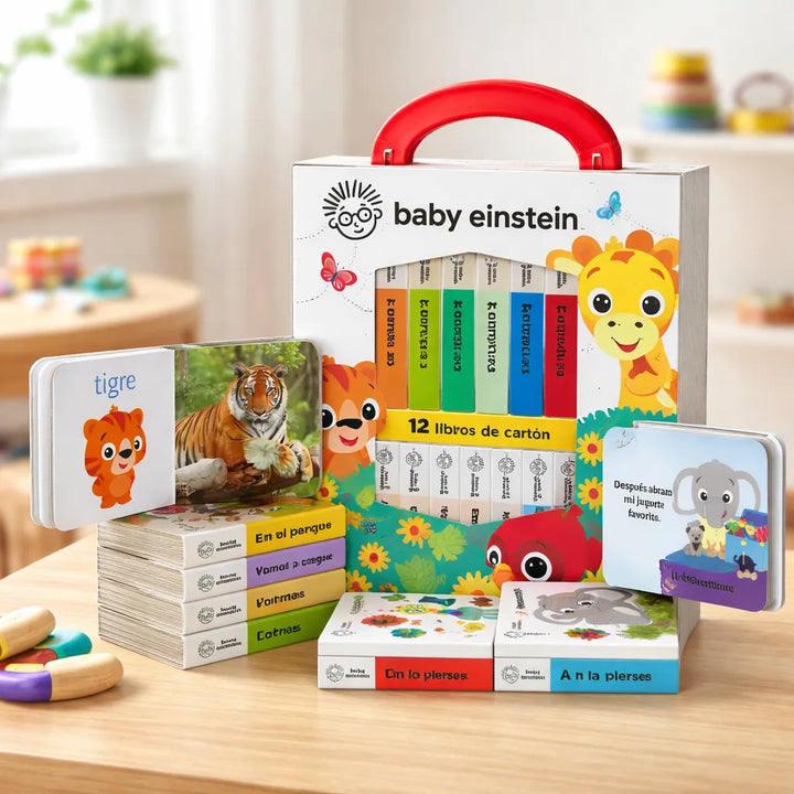 Libro Baby Einstein Biblioteca 12 Libros Para Niños