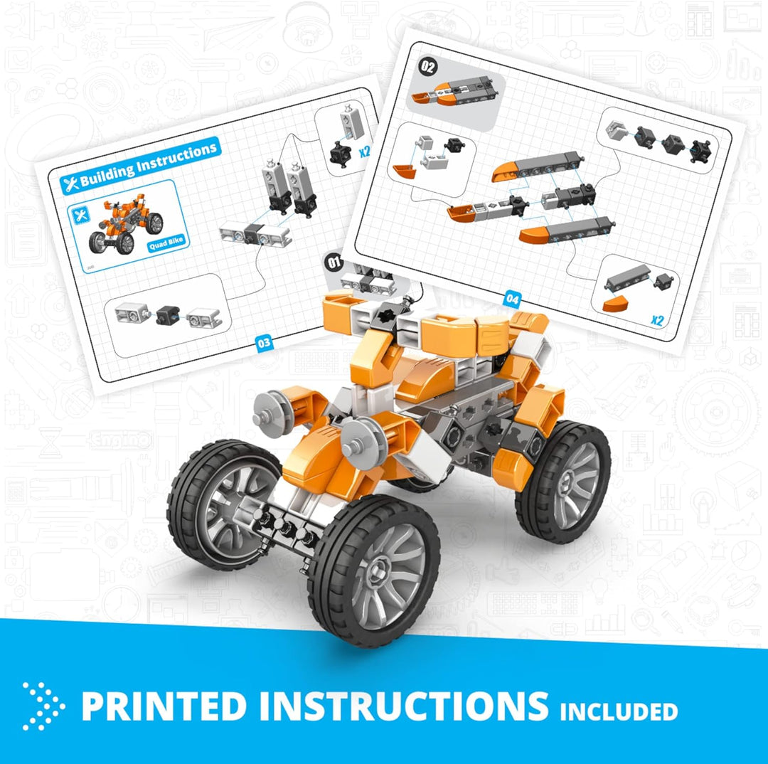 Juego De Construcción Carros Y Aviones 5 En 1