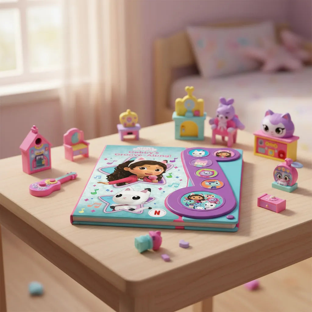 Libro Didáctico Sonido Dollhouse Gabby&