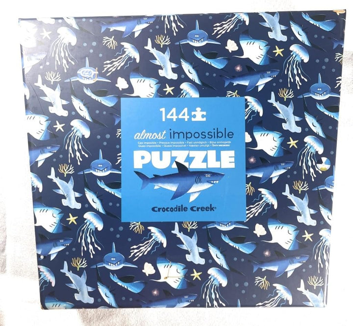 Rompecabezas De 144 Piezas De Tiburones  Para Niños