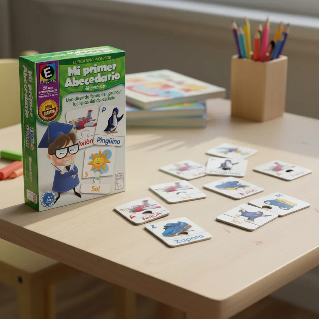 Juego Didactico  Mi primer ABC Ronda Rompecabezas