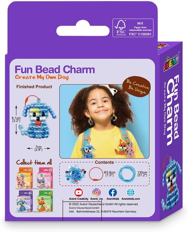 Juego Crea Llavero perrito Para Niños