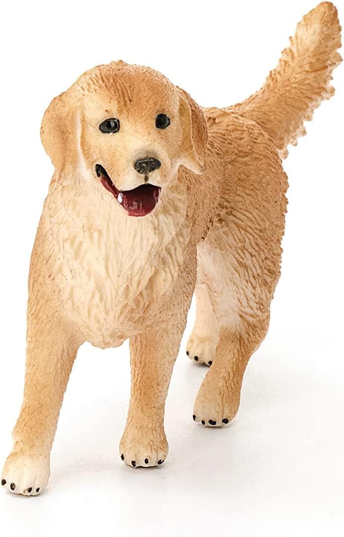 Figura Golden Retriever Pintado A Mano Schleich