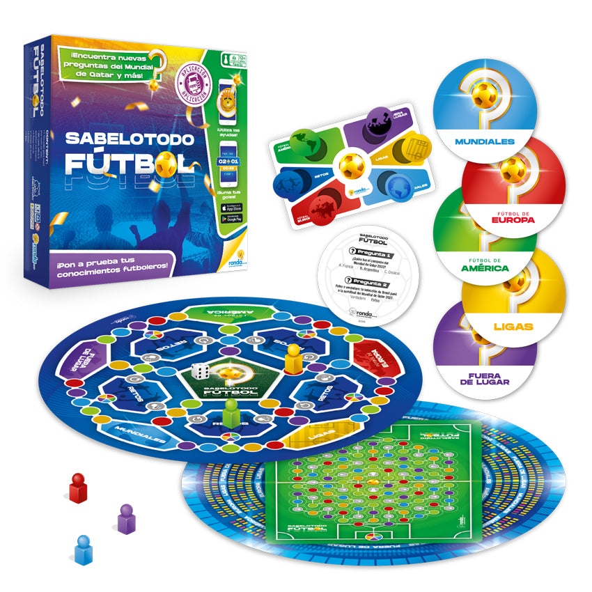Juego De Mesa Sabelotodo Fútbol Para Niños