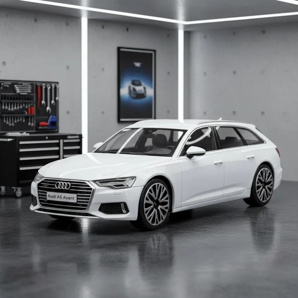 Carro Coleccionable 1/43 Bburago Audi A6 Avant Blanco