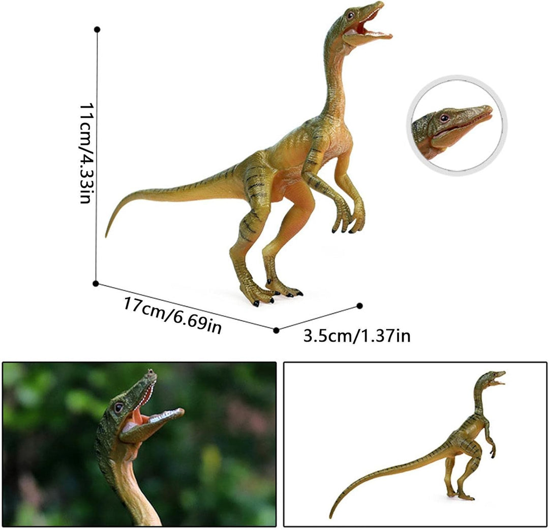 Figura Coleccionable Compsognathus Papo Pintado A Mano