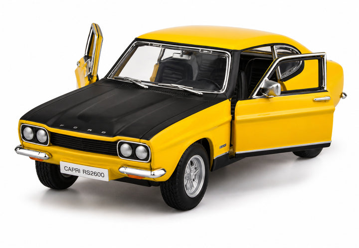 Carro Coleccionable A Escala 1:32 Ford Capri Rs2600 Amarillo