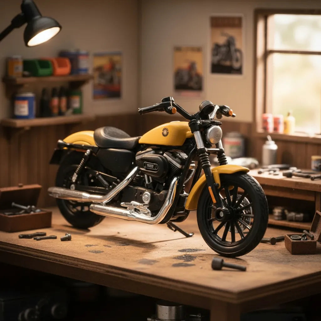 Moto Harley-davidson Custom 1:18 Serie 39