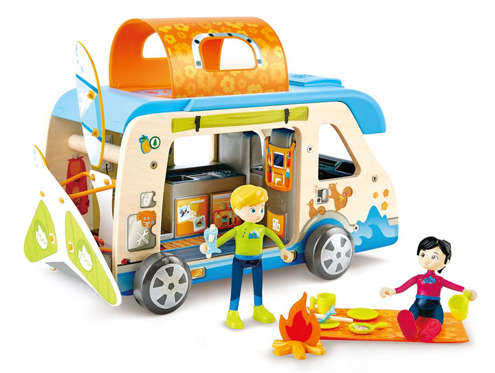 Set De Juego Camper Van En Madera Para Niños
