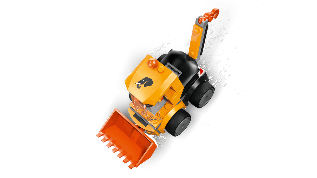 Juego Construcción Cargador Frontal 61 Piezas Niños