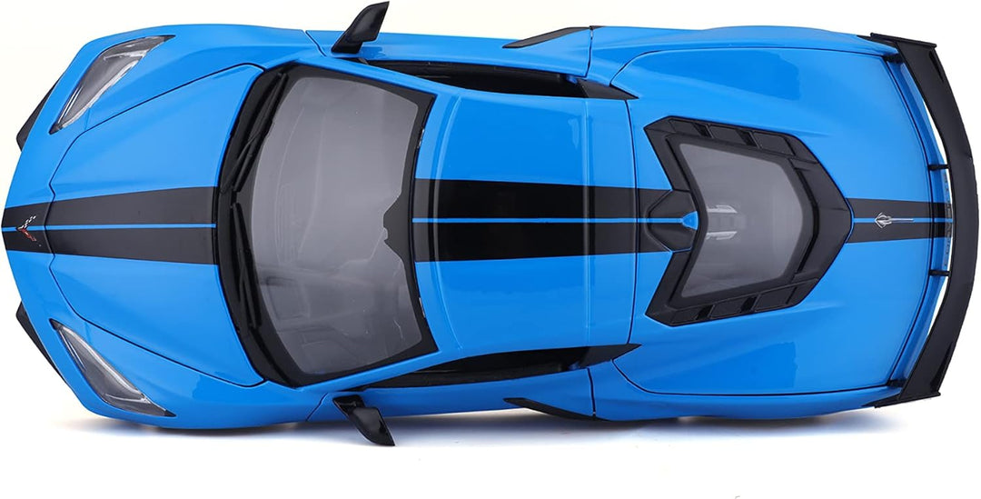 Carros A Escala 1/36 Chevrolet Corvette Stingray Coupe Azul