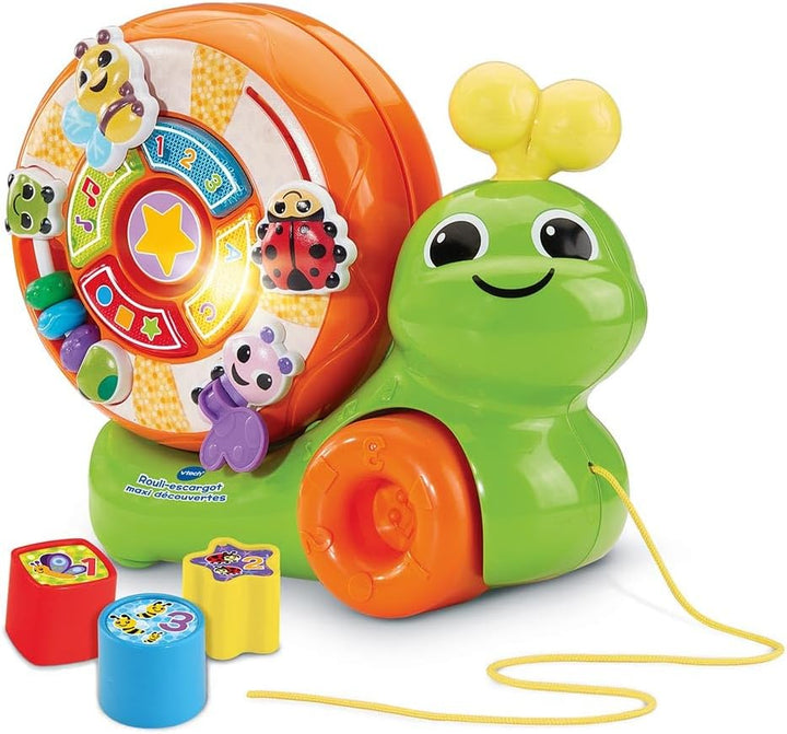 Juguete Caracol Con Figuras Y Colores Niños