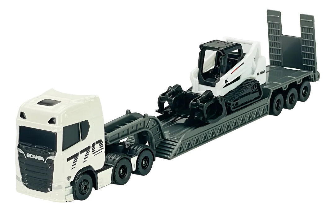 Camión a escala plataforma Scania 770s