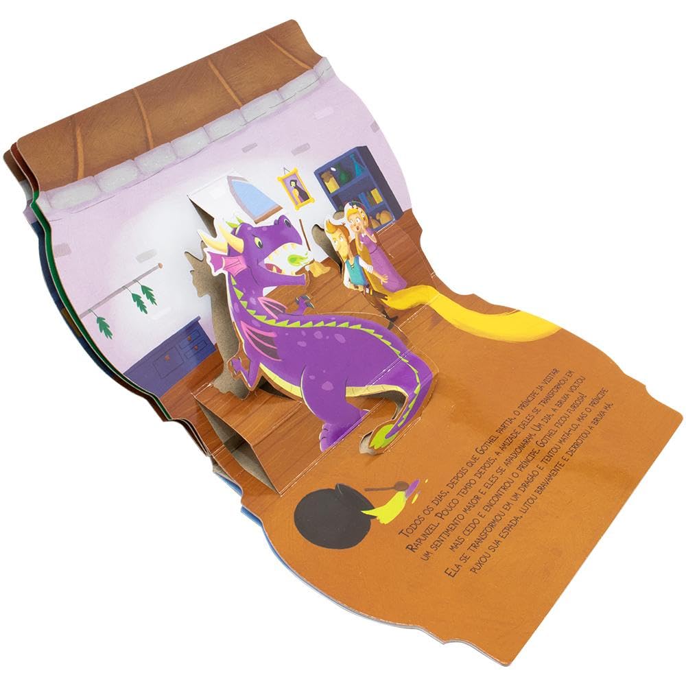Libro Rapunzel Libro Pop Up Cuento  Niños